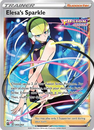 Elesa's Sparkle (Full Art) - SWSH08 Fusion Strike - Holofoil - Near Mint (NM)