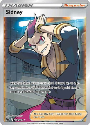Sidney (Full Art) - SWSH08 Fusion Strike - Holofoil - Near Mint (NM)