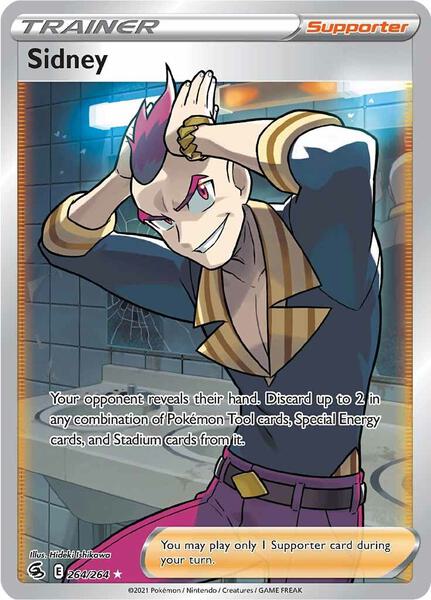 Sidney (Full Art) - SWSH08 Fusion Strike - Holofoil - Near Mint (NM)