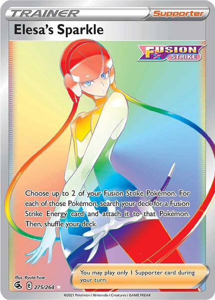Elesa's Sparkle (Secret) - SWSH08 Fusion Strike - Holofoil - Near Mint (NM)