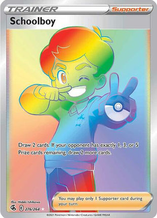Schoolboy (Secret) - SWSH08 Fusion Strike - Holofoil - Near Mint (NM)