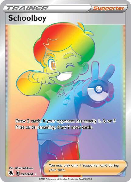 Schoolboy (Secret) - SWSH08 Fusion Strike - Holofoil - Near Mint (NM)