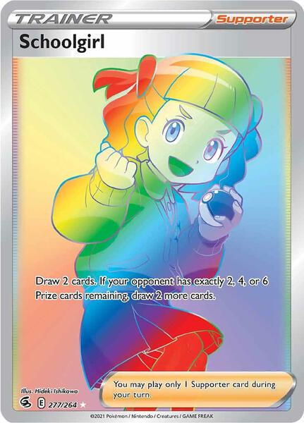 Schoolgirl (Secret) - SWSH08 Fusion Strike - Holofoil - Near Mint (NM)