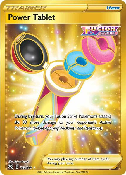 Power Tablet (Secret) - SWSH08 Fusion Strike - Holofoil - Near Mint (NM)