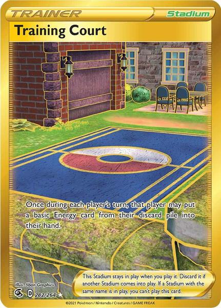 Training Court (Secret) - SWSH08 Fusion Strike - Holofoil - Near Mint (NM)
