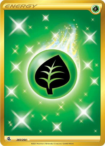 Grass Energy (Secret) - SWSH08 Fusion Strike - Holofoil - Near Mint (NM)