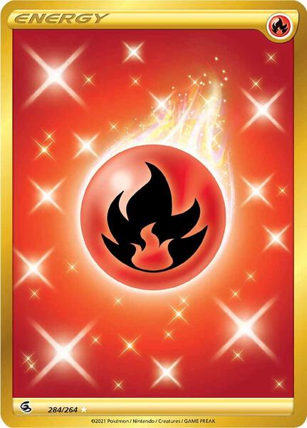 Fire Energy (Secret) - SWSH08 Fusion Strike - Holofoil - Near Mint (NM)