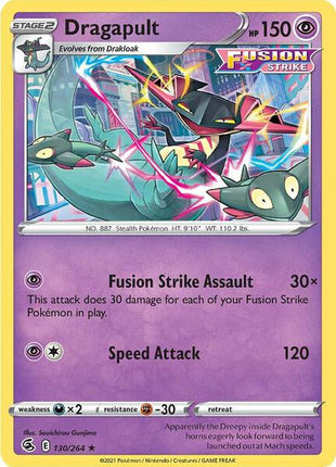 Dragapult - SWSH08 Fusion Strike - Holofoil - Near Mint (NM)