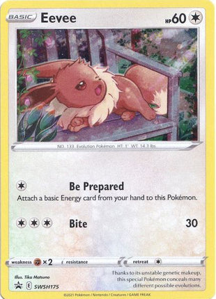 Eevee - SWSH175 - SWSH Sword and Shield Promo Cards - Holofoil - Near Mint (NM)