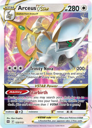 Arceus VSTAR - SWSH09 Brilliant Stars - Holofoil - Near Mint (NM)
