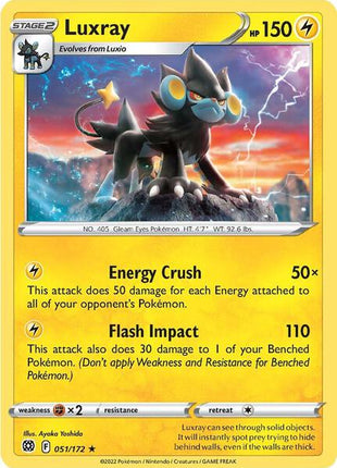 Luxray - SWSH09 Brilliant Stars - Near Mint (NM)