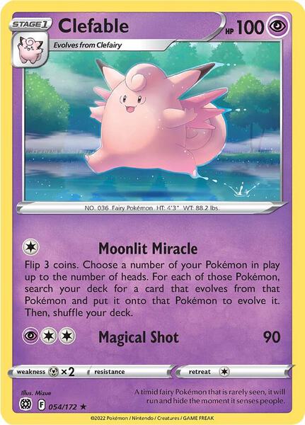 Clefable - SWSH09 Brilliant Stars - Near Mint (NM)