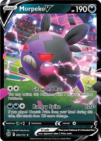 Morpeko V - SWSH09 Brilliant Stars - Holofoil - Near Mint (NM)