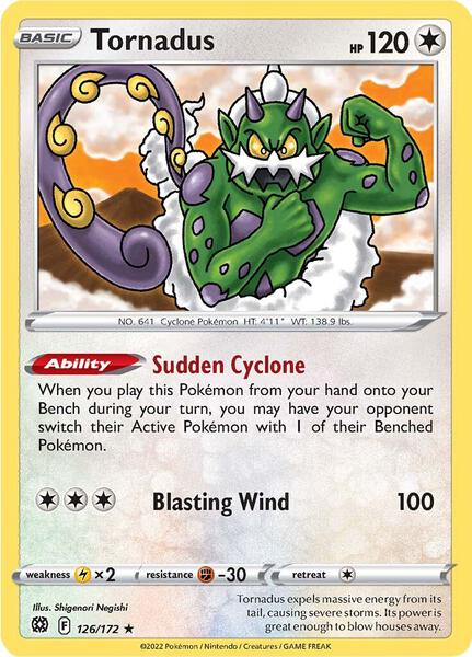 Tornadus - SWSH09 Brilliant Stars - Near Mint (NM)