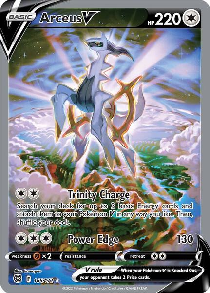 Arceus V (Alternate Full Art) - SWSH09 Brilliant Stars - Holofoil - Near Mint (NM)