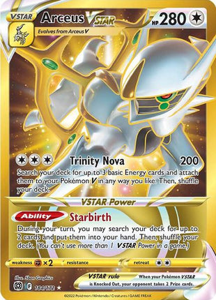 Arceus VSTAR (Secret) (184) - SWSH09 Brilliant Stars - Holofoil - Near Mint (NM)