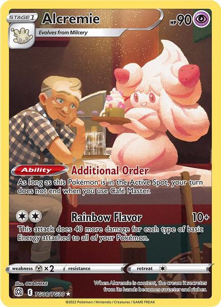 Alcremie - SWSH09 Brilliant Stars Trainer Gallery - Holofoil - Near Mint (NM)