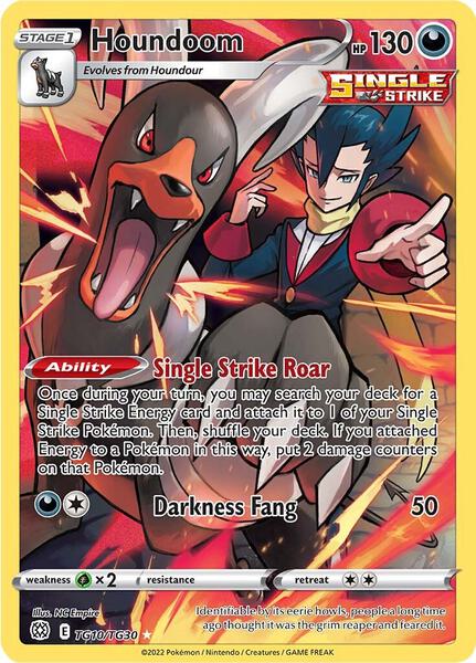 Houndoom - SWSH09 Brilliant Stars Trainer Gallery - Holofoil - Near Mint (NM)