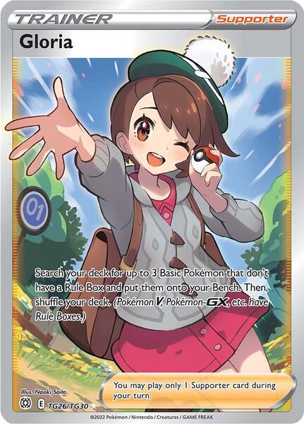 Gloria - SWSH09 Brilliant Stars Trainer Gallery - Holofoil - Near Mint (NM)