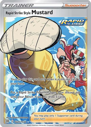 Rapid Strike Style Mustard - SWSH09 Brilliant Stars Trainer Gallery - Holofoil - Near Mint (NM)