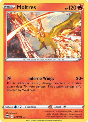 Moltres - 021/172 - Deck Exclusives - Near Mint (NM)