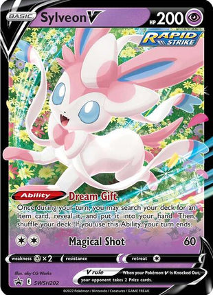 Sylveon V - SWSH202 - SWSH Sword and Shield Promo Cards - Holofoil - Near Mint (NM)