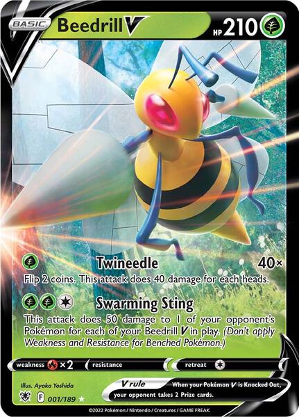 Beedrill V - SWSH10 Astral Radiance - Holofoil - Near Mint (NM)