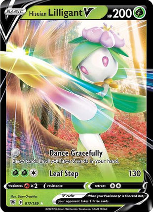 Hisuian Lilligant V - SWSH10 Astral Radiance - Holofoil - Damaged