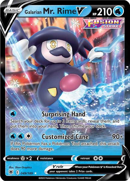 Galarian Mr. Rime V - SWSH10 Astral Radiance - Holofoil - Near Mint (NM)