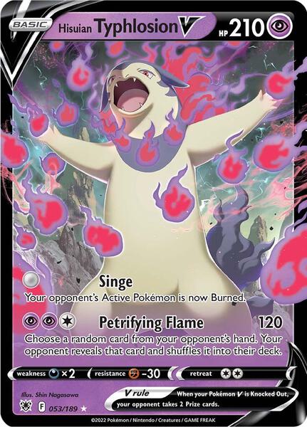 Hisuian Typhlosion V - SWSH10 Astral Radiance - Holofoil - Near Mint (NM)