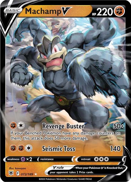 Machamp V - SWSH10 Astral Radiance - Holofoil - Near Mint (NM)
