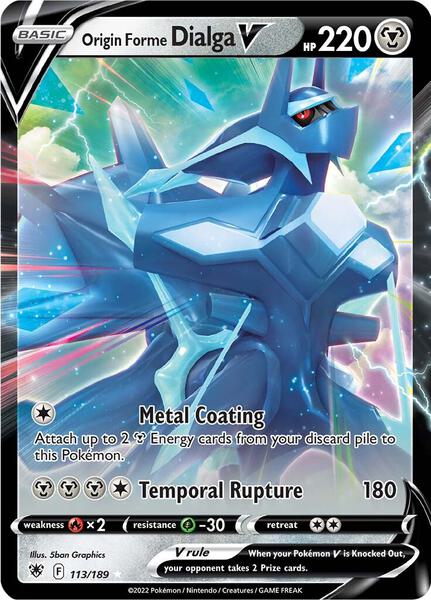 Origin Forme Dialga V - SWSH10 Astral Radiance - Holofoil - Near Mint (NM)