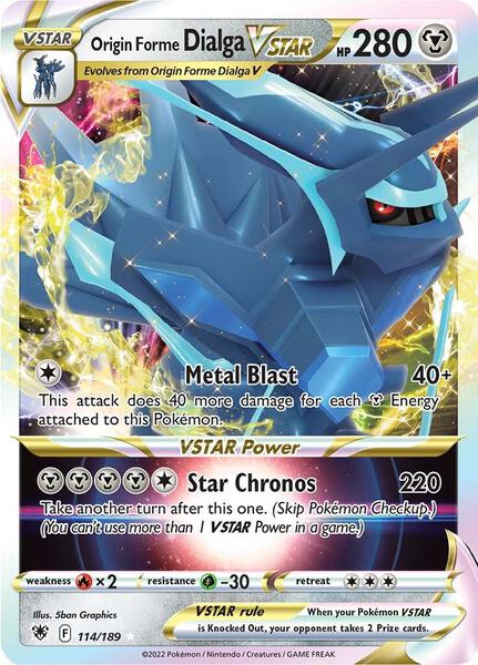 Origin Forme Dialga VSTAR - SWSH10 Astral Radiance - Holofoil - Near Mint (NM)