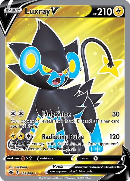 Luxray V (Full Art) - SWSH10 Astral Radiance - Holofoil - Near Mint (NM)