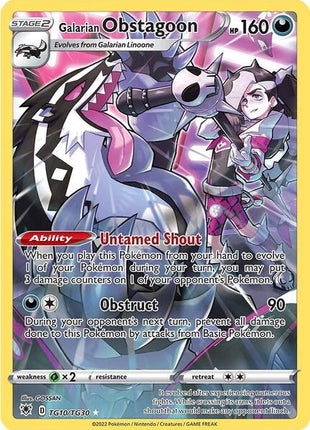 Galarian Obstagoon - SWSH10 Astral Radiance Trainer Gallery - Holofoil - Lightly Played (LP)