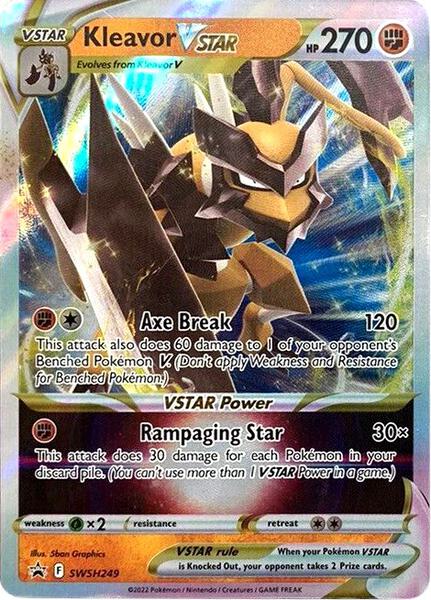 Kleavor VSTAR - SWSH249 - SWSH Sword and Shield Promo Cards - Holofoil - Near Mint (NM)