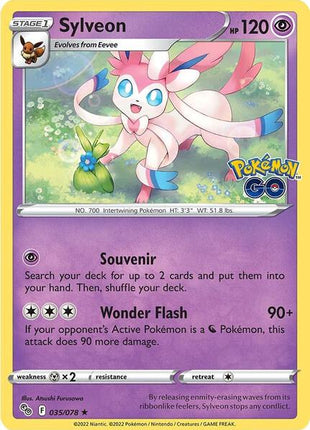 Sylveon - Pokemon GO - Holofoil - Near Mint (NM)