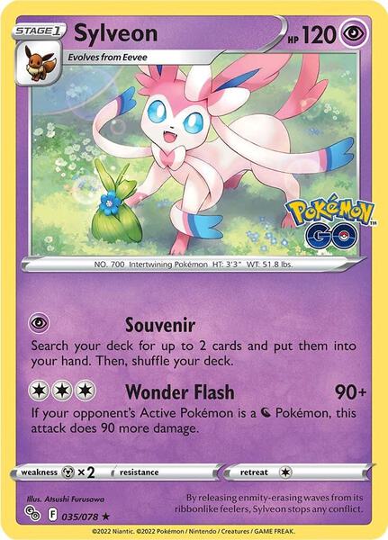 Sylveon - Pokemon GO - Holofoil - Near Mint (NM)