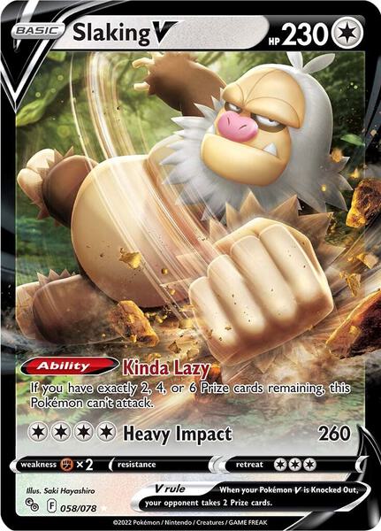Slaking V - Pokemon GO - Holofoil - Near Mint (NM)