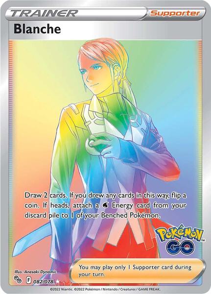 Blanche (Secret) - Pokemon GO - Holofoil - Near Mint (NM)