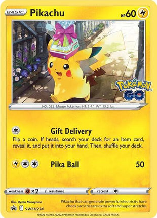 Pikachu - SWSH234 - SWSH Sword and Shield Promo Cards - Holofoil - Near Mint (NM)