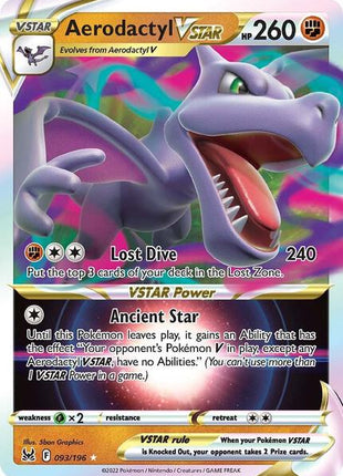 Aerodactyl VSTAR - SWSH11 Lost Origin - Holofoil - Near Mint (NM)