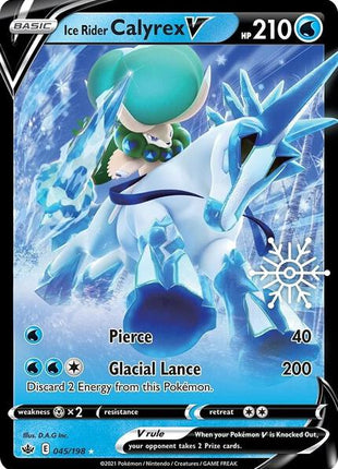 Ice Rider Calyrex V - 045/198 (Holiday Calendar) - Miscellaneous Cards and Products - Holofoil - Near Mint (NM)