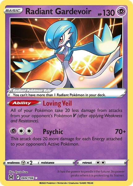 Radiant Gardevoir - SWSH11 Lost Origin - Holofoil - Near Mint (NM)
