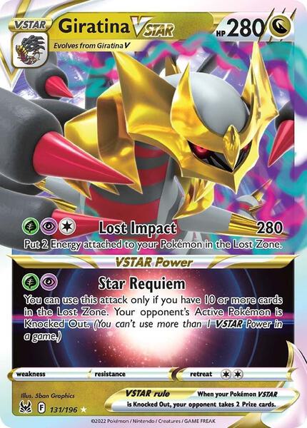 Giratina VSTAR - SWSH11 Lost Origin - Holofoil - Lightly Played (LP)