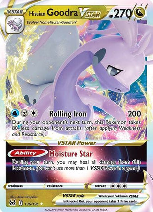 Hisuian Goodra VSTAR - SWSH11 Lost Origin - Holofoil - Near Mint (NM)
