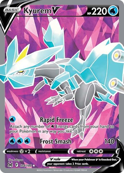 Kyurem V (Full Art) - SWSH11 Lost Origin - Holofoil - Near Mint (NM)