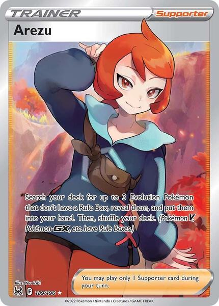 Arezu (Full Art) - SWSH11 Lost Origin - Holofoil - Near Mint (NM)