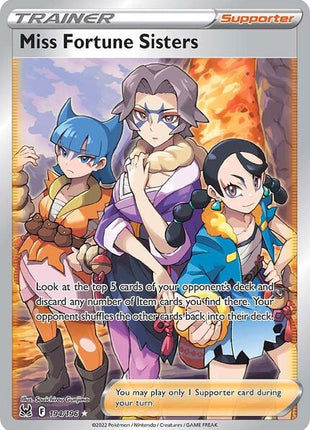 Miss Fortune Sisters (Full Art) - SWSH11 Lost Origin - Holofoil - Near Mint (NM)