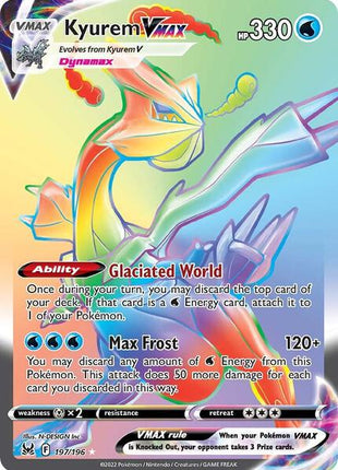Kyurem VMAX (Secret) - SWSH11 Lost Origin - Holofoil - Near Mint (NM)